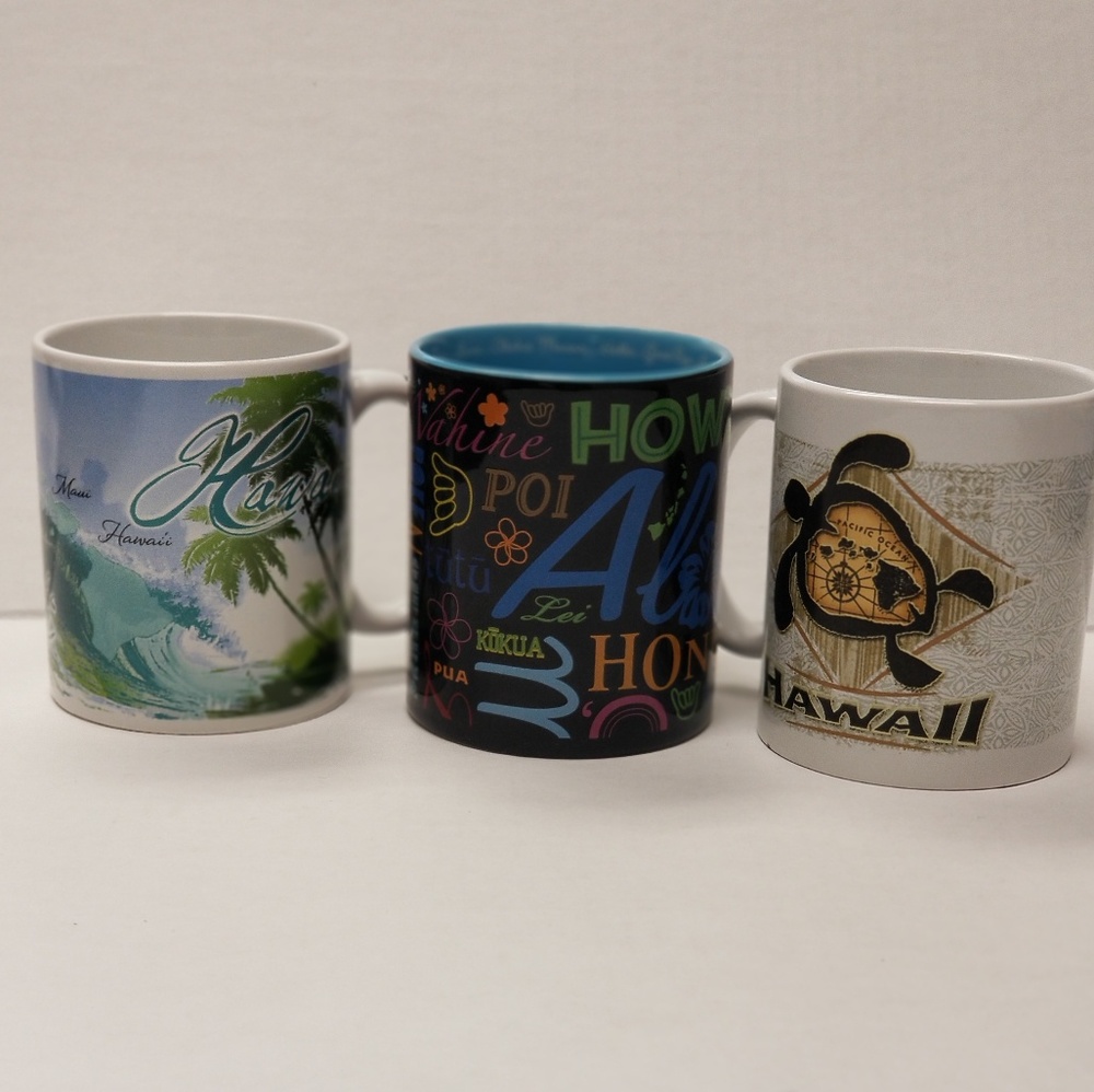 Hawaiian Islands 3 Coffee Mug Cup 10 oz